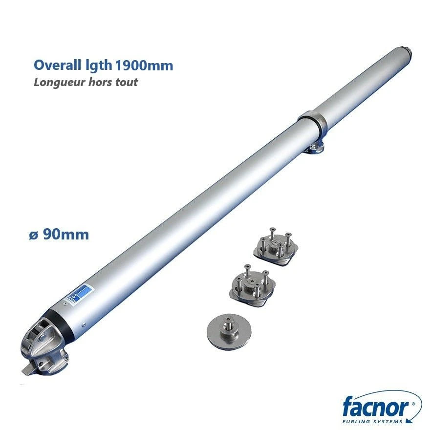 31000109000 — Facnor Bowsprit Ø90mm standard for asymmetric Spinnaker/Code Sail — Däcksutrustning - Peken