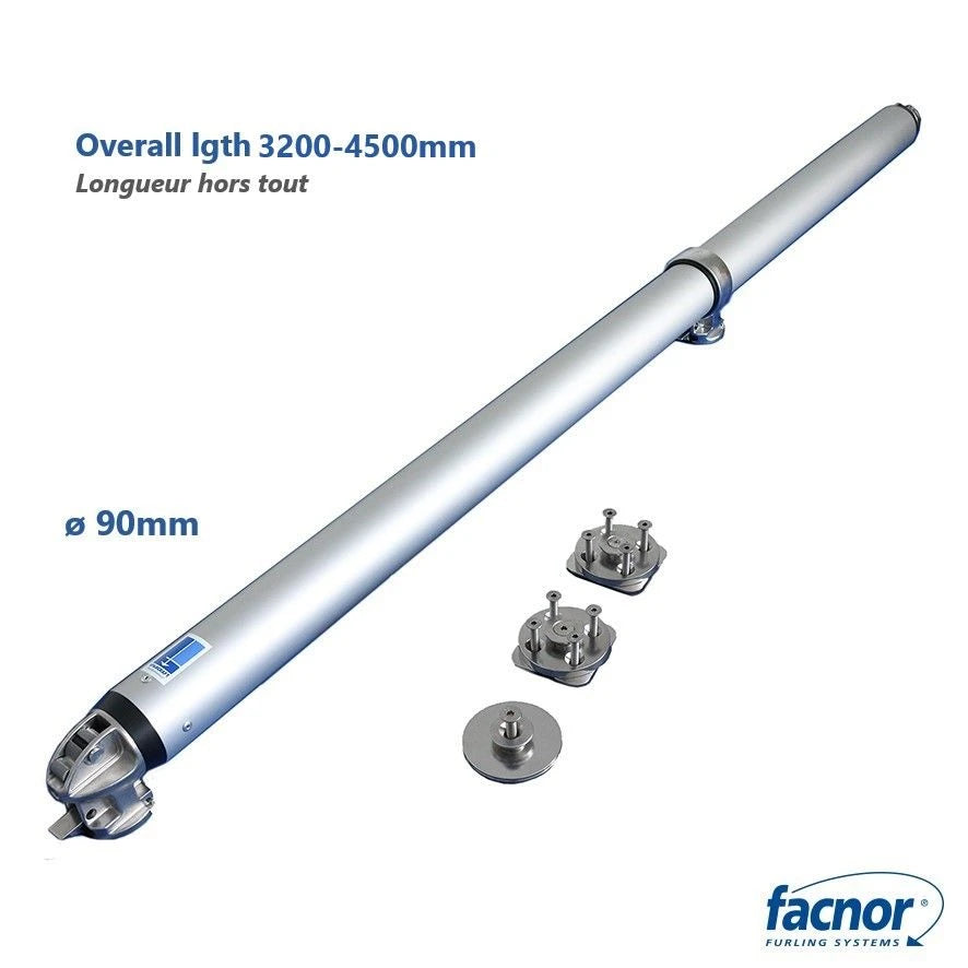 SPARCRAFT Ø90mm bowsprit with extra length (3200-4500mm) for asymmetric Spinnaker/Code sail