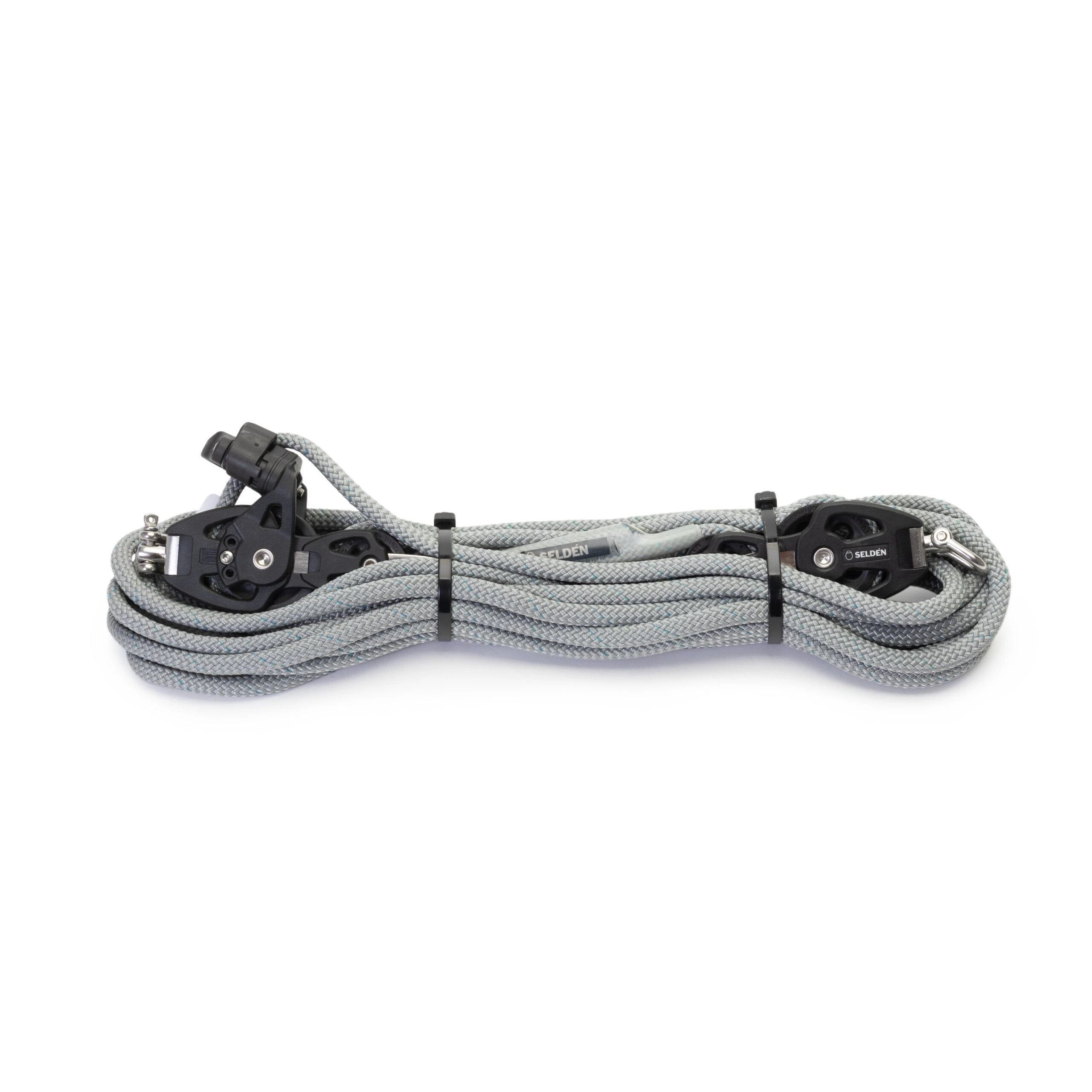4:1 Tackle with ø10mm / 12m Line and Cam - 60 mm Plain Bearing Blocks