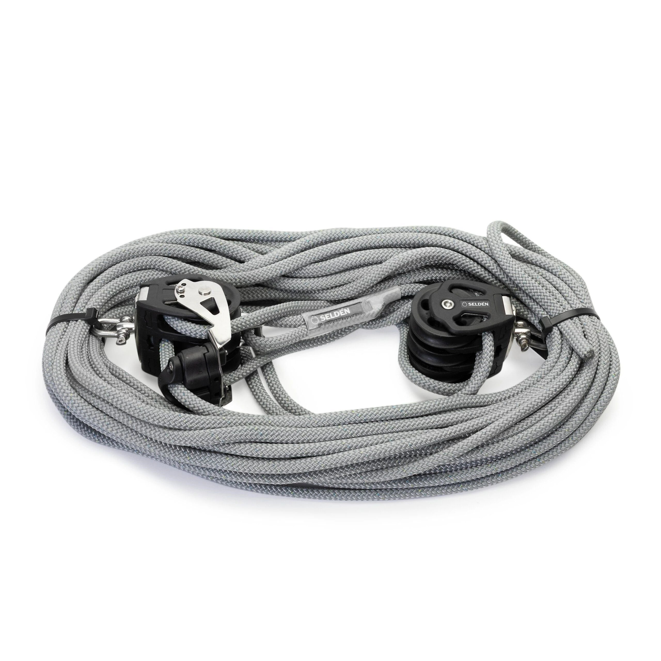 6:1 Tackle with ø10mm / 30m Line and Cam - 60 mm Plain Bearing Blocks