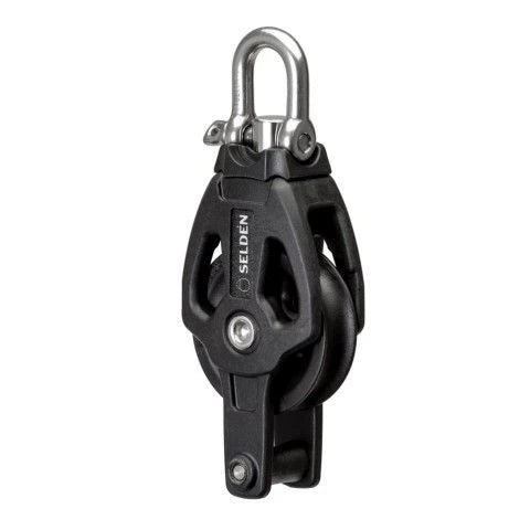 404-001-02 — Selden Block, PBB40 Enkelblock Becket — Däcksutrustning - Block