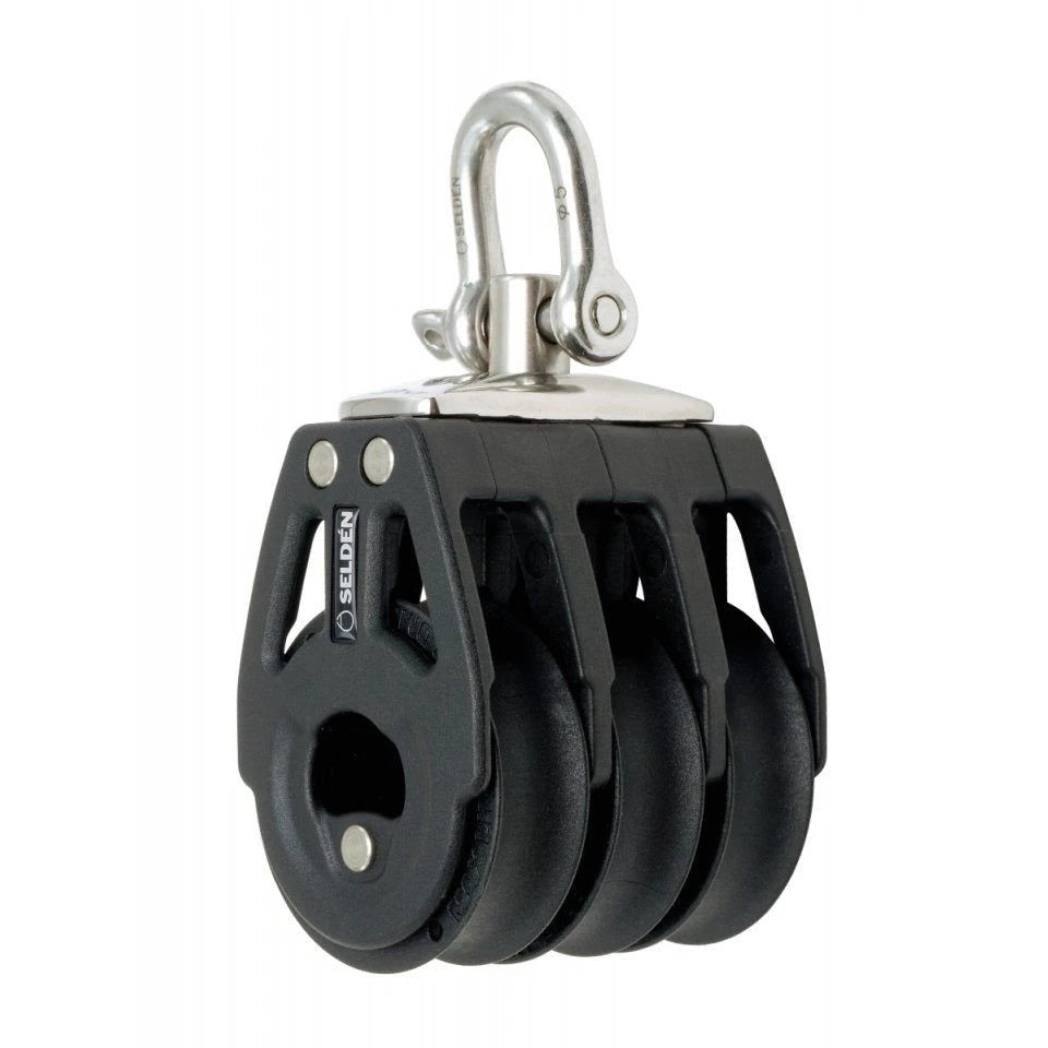 40 mm Ball Bearing Block - Triple, Swivel