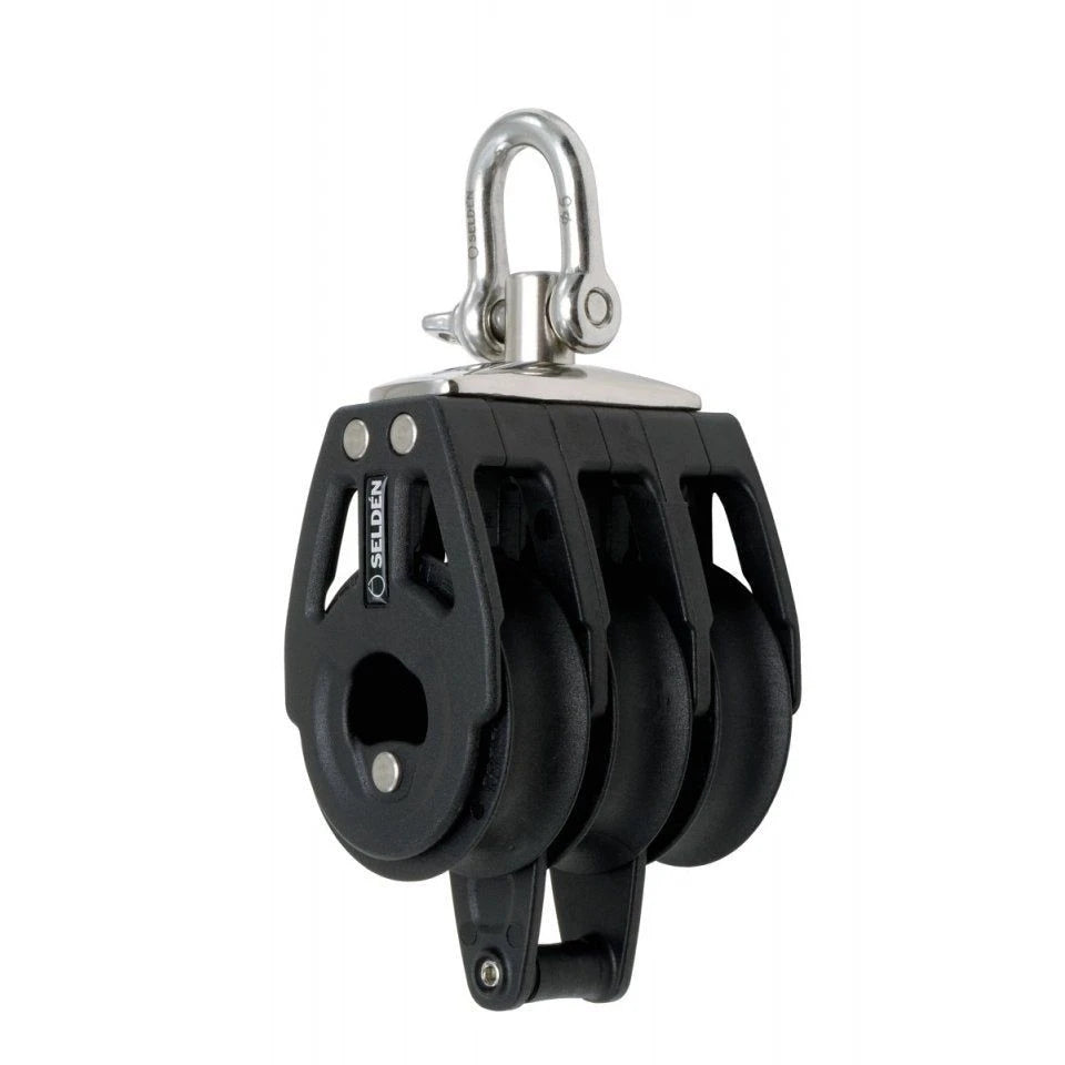 40 mm Ball Bearing Block - Triple, Swivel, Becket