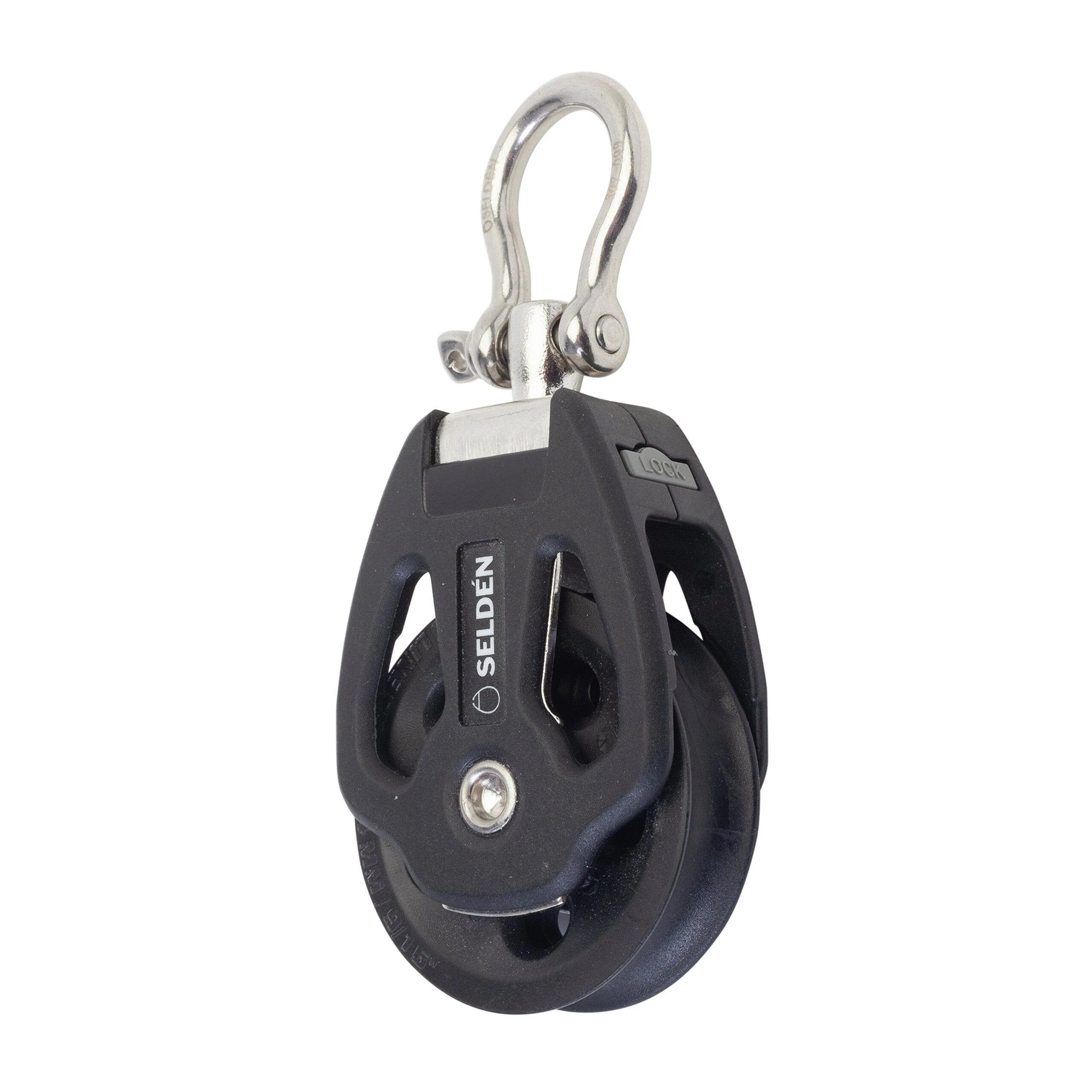 60 mm Plain Bearing Block - Single, Swivel, Bow-shackle