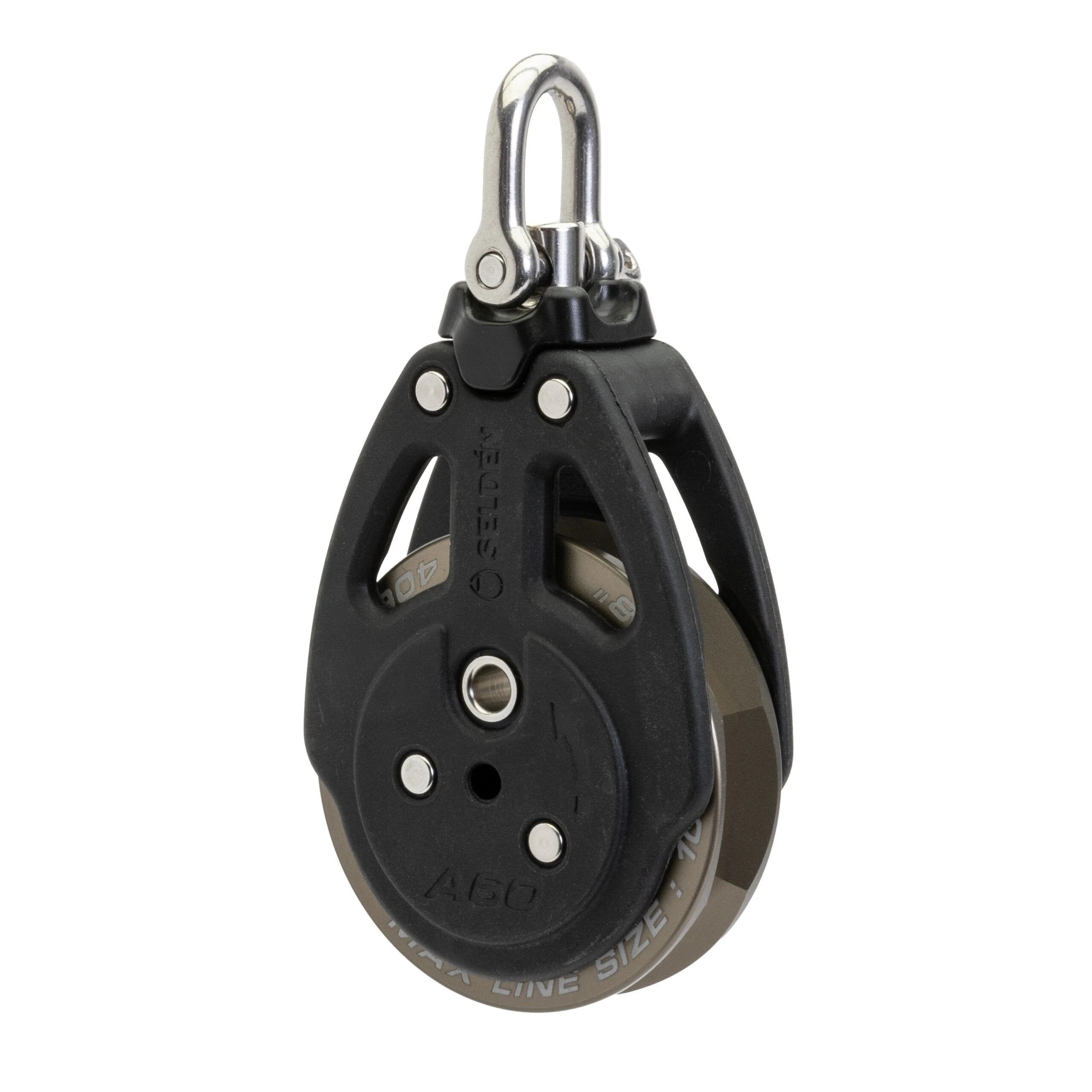 A60+ - 60 mm Automatic Ratchet Block with Aluminium Sheave