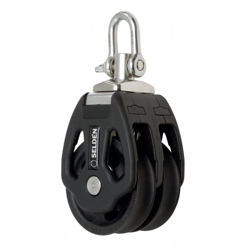 70 mm Plain Bearing Block - Double, Swivel