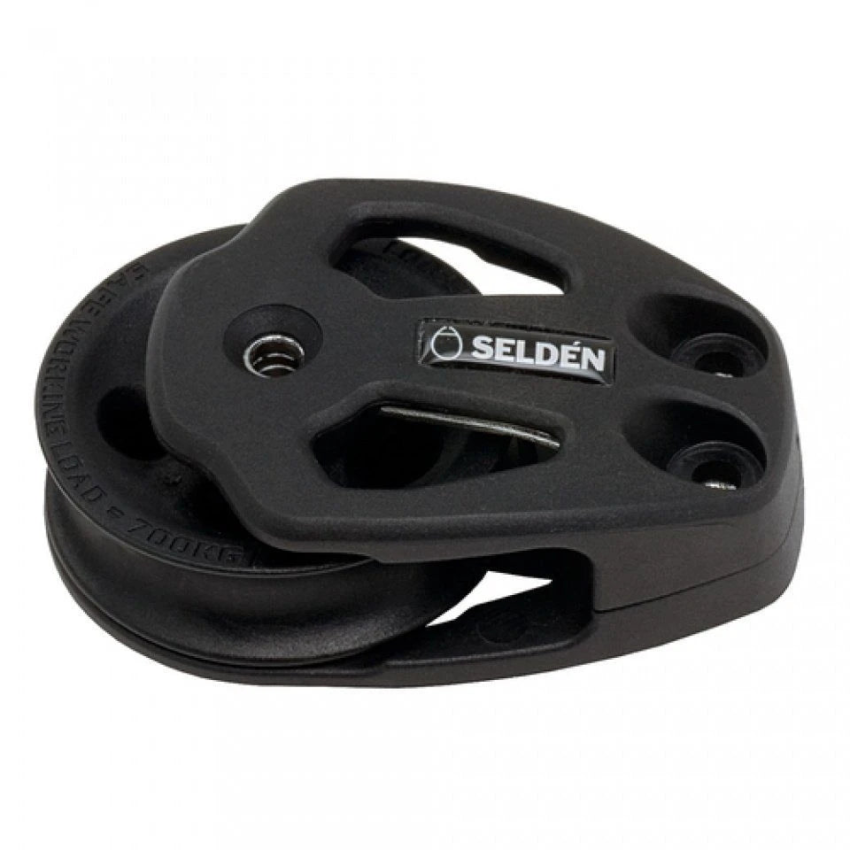 80 mm Plain Bearing Block - Cheek, Flat base
