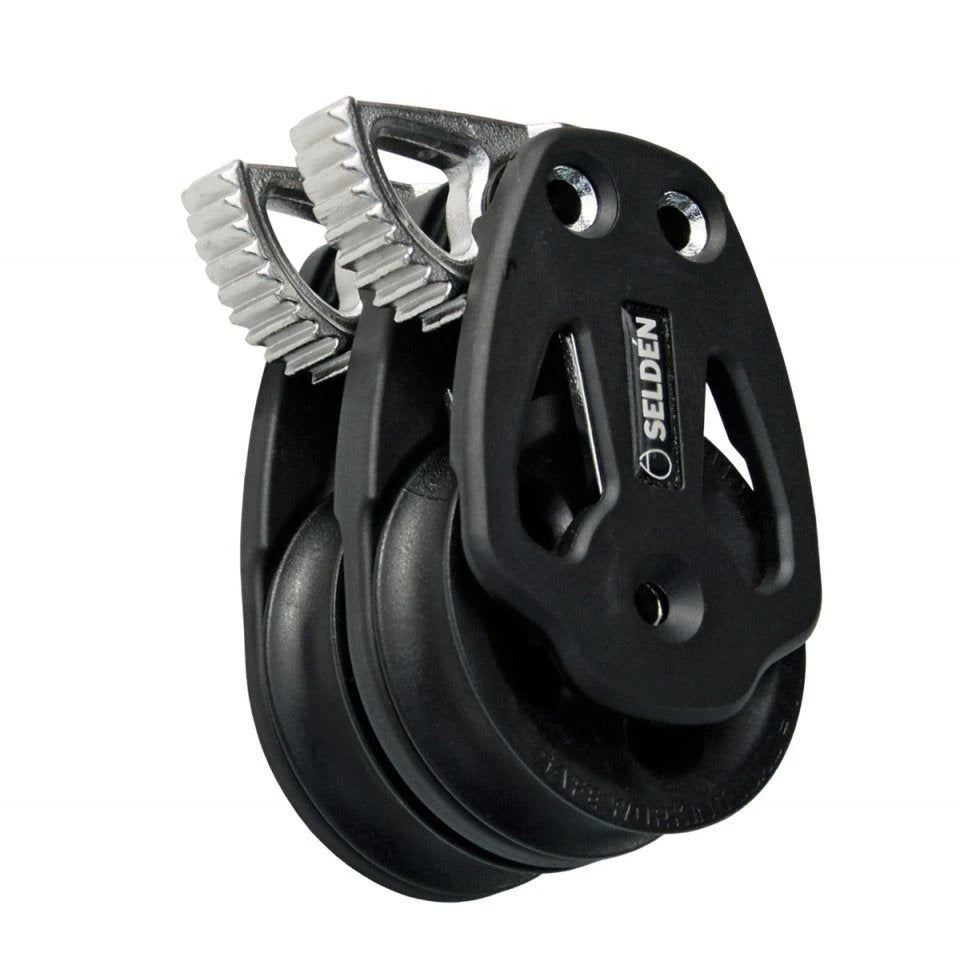 80 mm Plain Bearing Block - Double, Cheek, Quick-Lock, Anti-clockwise