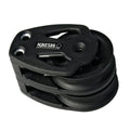 80 mm Plain Bearing Block - Cheek, Double, Flat base
