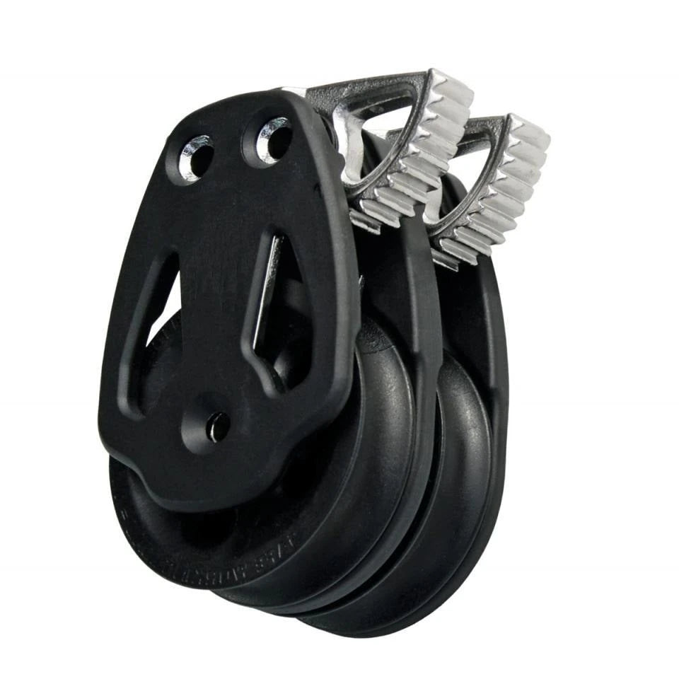 80 mm Plain Bearing Block - Double, Cheek, Quick-Lock, Clockwise