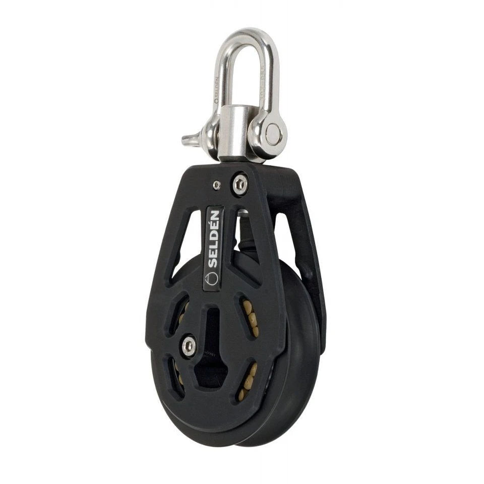 80 mm Roller Bearing Block - Single, Swivel