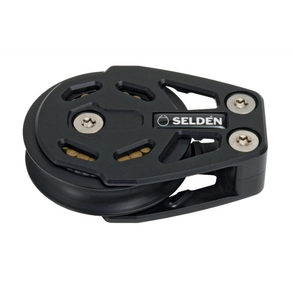 80 mm Roller Bearing Block - Cheek, Flat base