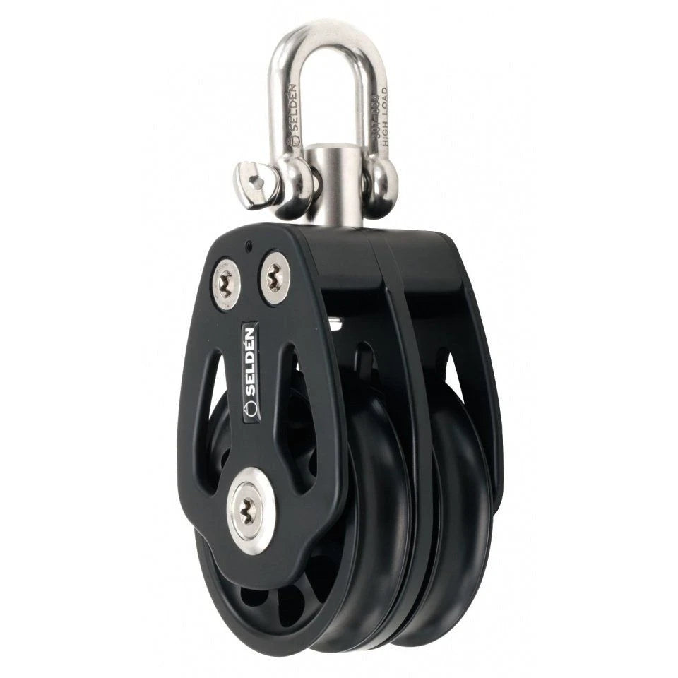 100 mm Plain Bearing Block - Double, Swivel