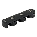 Deck Organizer in Composite, Stackable, 3 x ø50 mm Ball Bearing Sheaves, for M8 screws