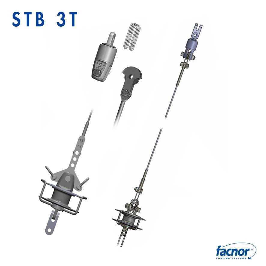 Structural drum furler STB3T for Ø6mm forestay /Ø10mm bottom pin