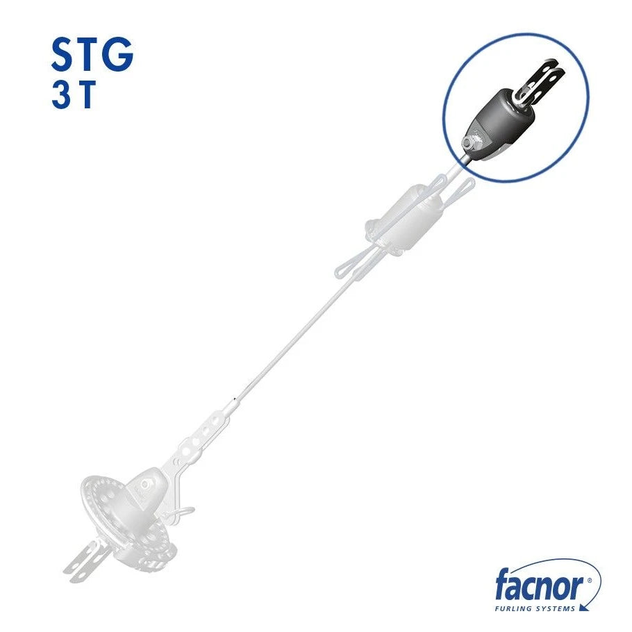 Head swivel STG 3T for Ø5mm forestay pin Ø10mm