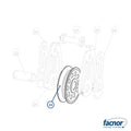 Sheave for FB70 2-to-1 block (for former FX4500 furler model)