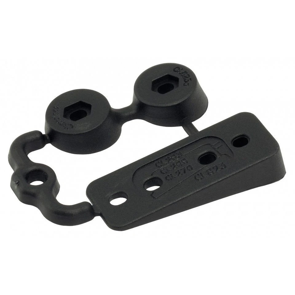 Tapered Valley Cleat Pad with Backplate in Aluminium 47 mm