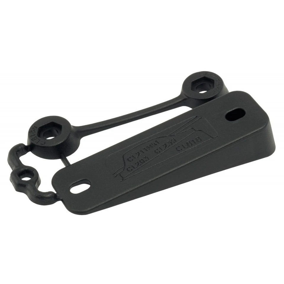 Tapered Cleat Pad with Backplate in Aluminium 87 mm