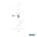 Cone split fitted with spring for ASYM-FX4500
