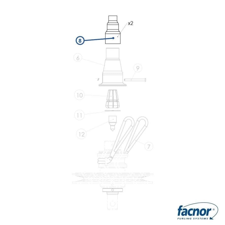 Sleeves shrinkable (batch of 2) for AFX1500