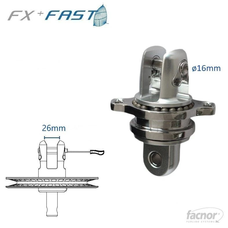Thimble top-down FAST 9000 toggle 26mm / pin 16mm STANDARD model