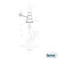 Terminal for ASYM-FX7000 luff rope