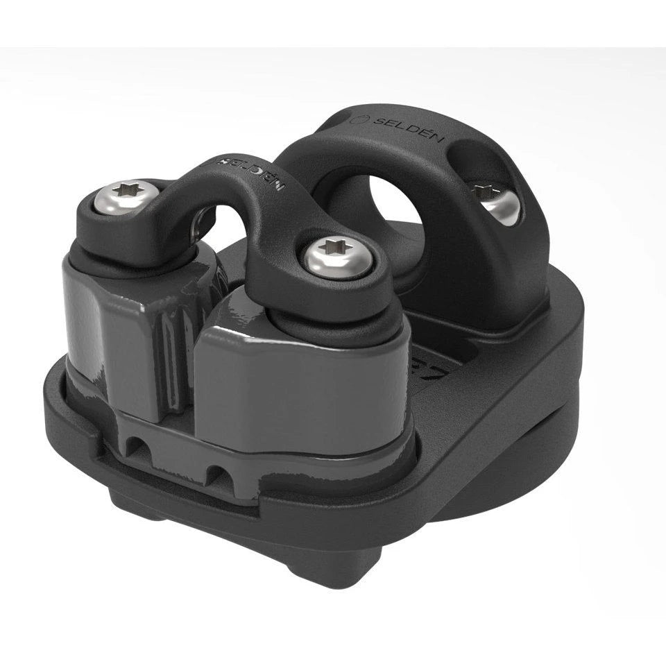 Eye Swivel with 27 mm Cam Cleat - Max Line ø7 mm, Aluminium Cams, Mk2