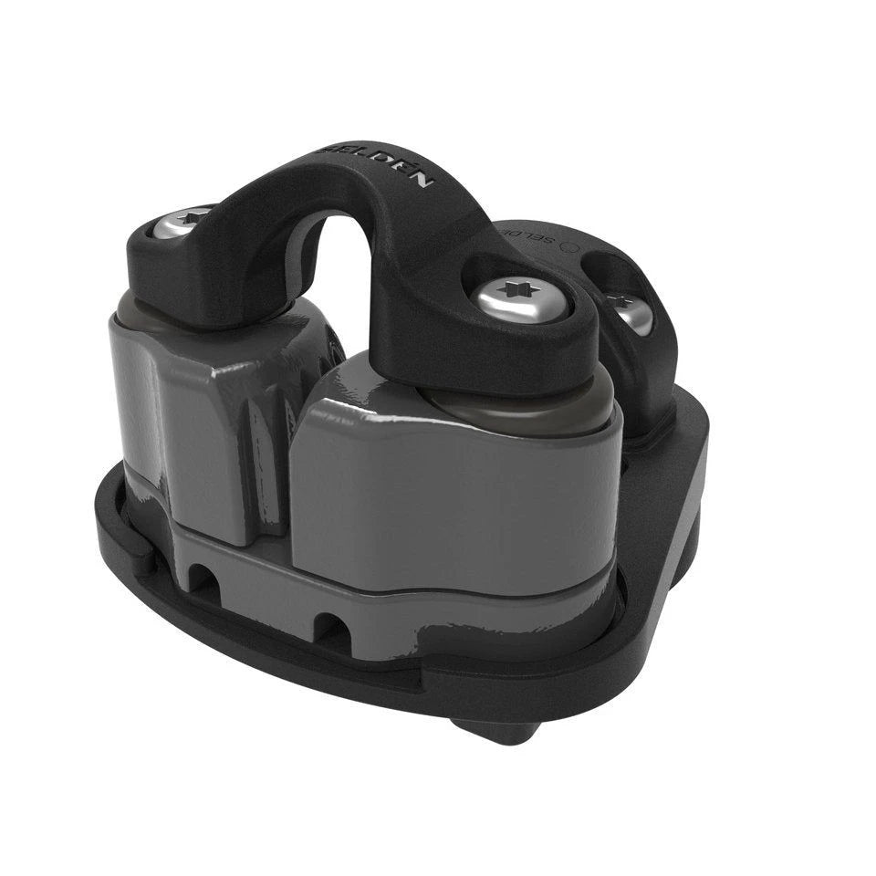 Eye Swivel with 38 mm Cam Cleat - Max Line ø12 mm, Aluminium Cams, Mk2