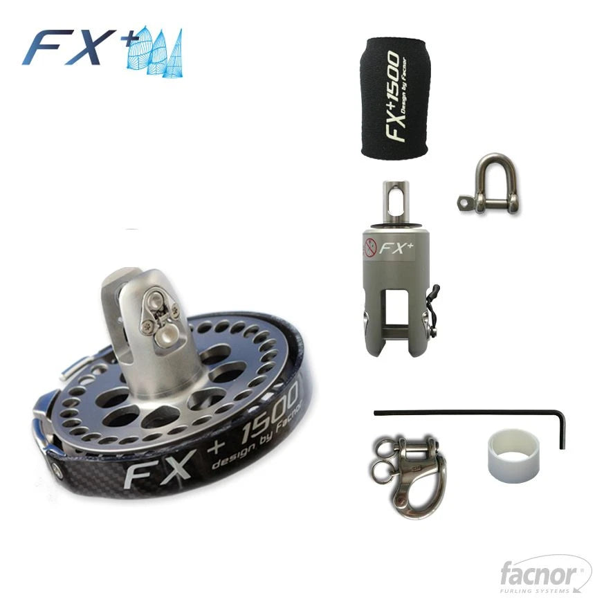 43410701540 — Facnor FX+1500 Snap/Shackle — Mast och Rigg - Rullfocksystem
