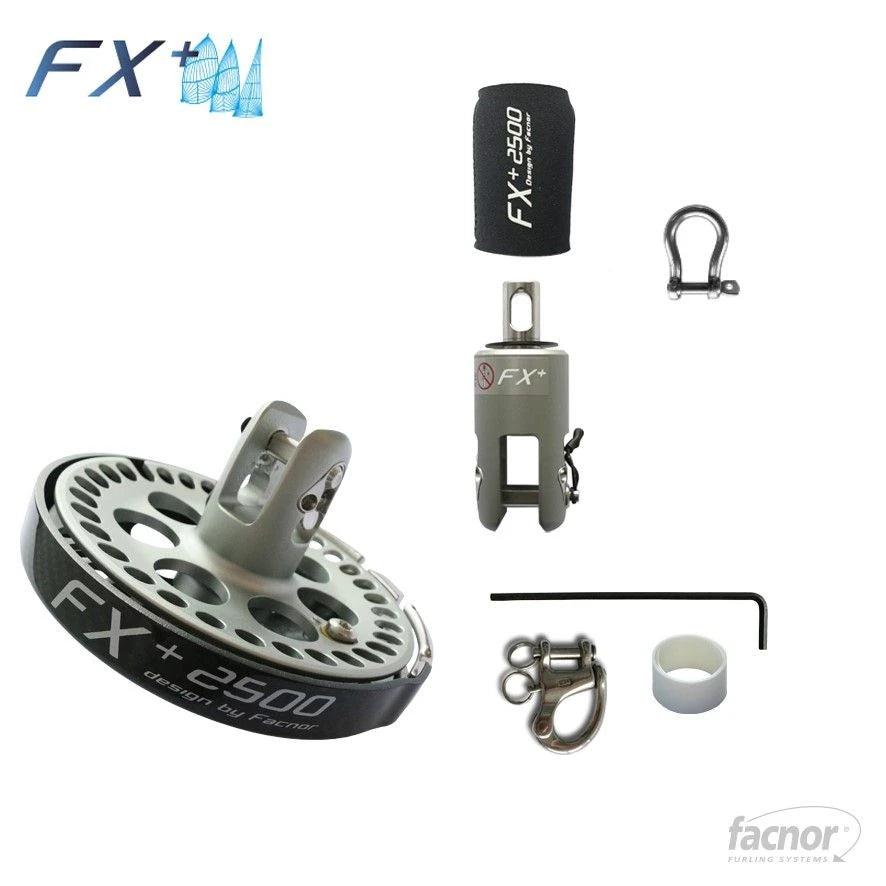 43410702540 — Facnor FX+2500 Snap/Shackle — Mast och Rigg - Gennakerrulle