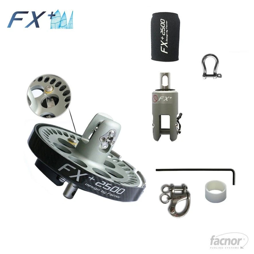 43410702545 — Facnor Click FX+2500 — Mast och Rigg - Gennakerrulle