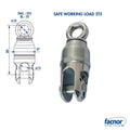 Swivel anti-twist 2T5