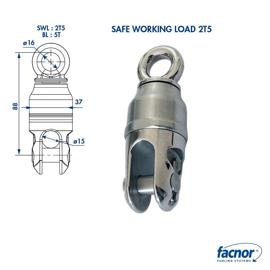 Swivel anti-twist 2T5