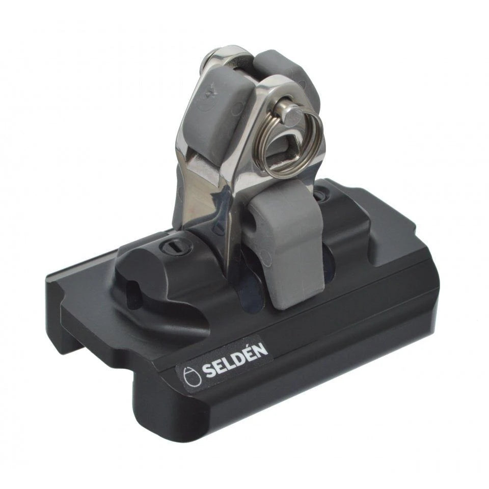 System 22 - Single Self-Tacking Car, Torlon Ball Bearings, Stainless Toggle with Stand-Up