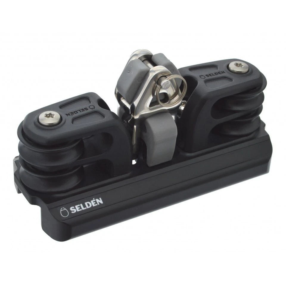 System 22 - Main Car, Torlon Ball Bearings, Double Plain Bearing Sheaves, Stainless Toggle with Stand-Up