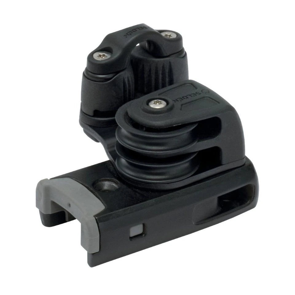System 30 - End Control, Double Plain Bearing Sheaves, 4:1 Purchase, Cam Cleat for Portside Control, Becket for control line