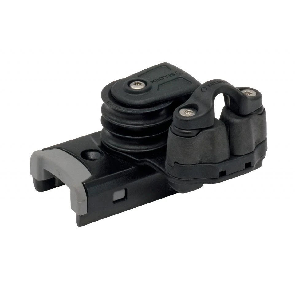 System 30 - End Control, Double Plain Bearing Sheaves, 4:1 Purchase, Cam Cleat for Starboard Control, Becket for control line