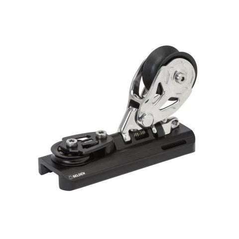 443-350-01 — Selden Genoa Car 30 Perf, Sing.Sheave — Däcksutrustning - Skotvagnar
