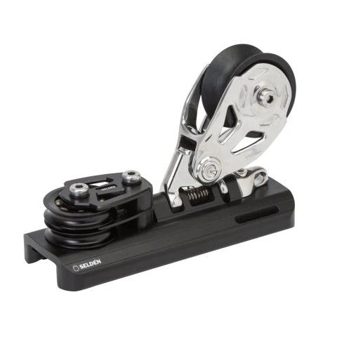 443-350-02 — Selden Genoa Car 30 Perf, Dbl Sheave — Däcksutrustning - Skotvagnar