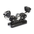 System 30 - Main Ball Bearing Car, Triple Ball Bearing Sheaves and Arm with 38 mm Cam Cleat, Stainless Toggle with Stand-Up