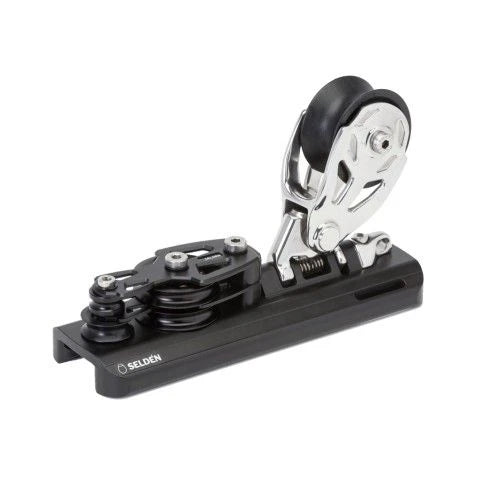 443-352-01 — Selden Genoa Car 30 Perf, Dbl Fiddle — Däcksutrustning - Skotvagnar