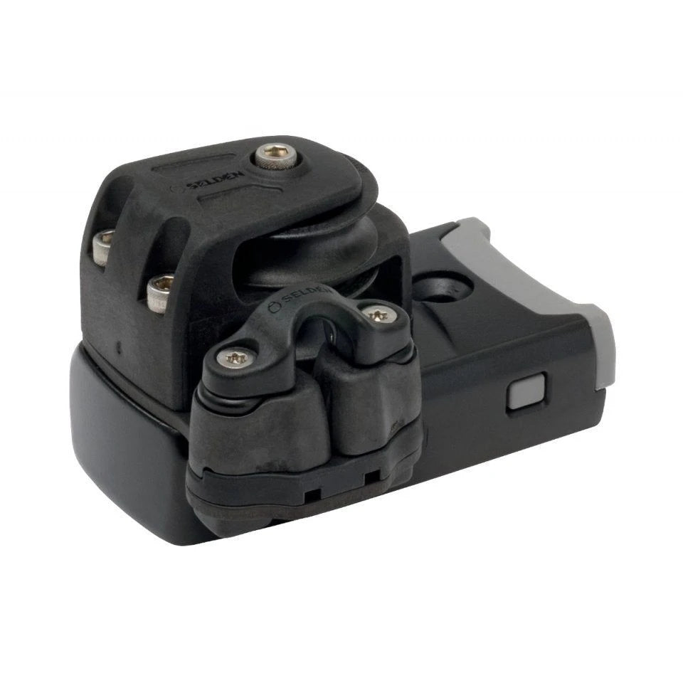 System 42 - End Control, Double Plain Bearing Sheaves, 4:1 Purchase, Cam Cleat for Portside Control, Becket for control line