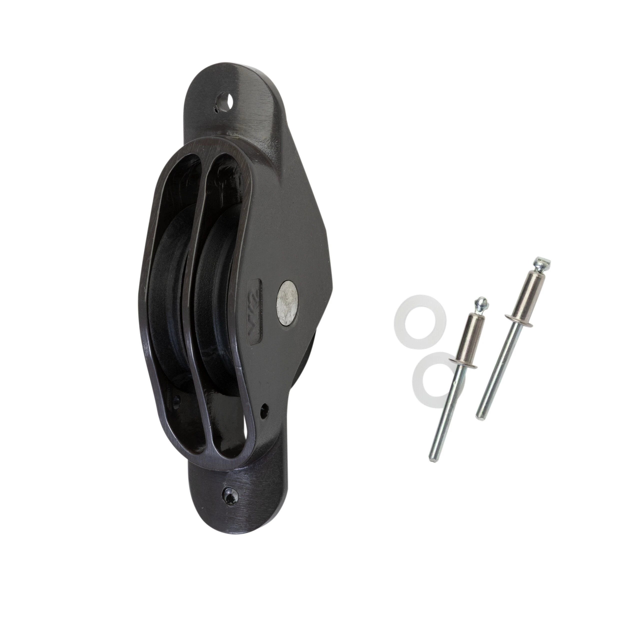 Double Sheave Box (2 x ø70x13) Incl Pop-rivets