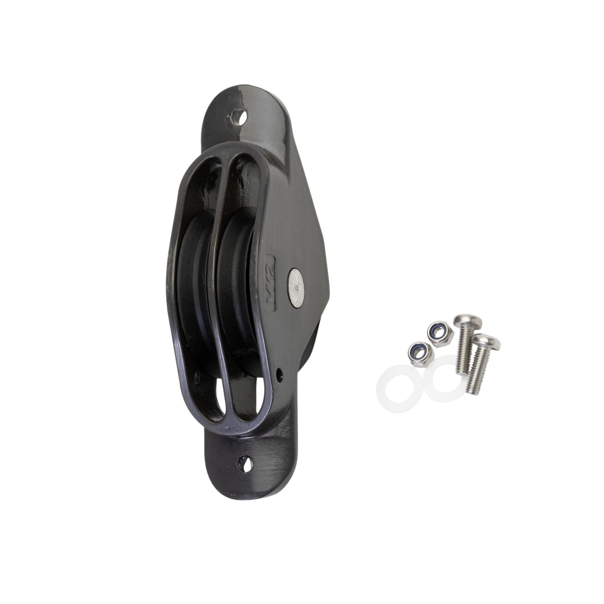 Double Sheave Box (2 x ø70x13) Incl screws