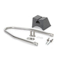 Stainless loop and rubber support for Vertical Pole Stowage