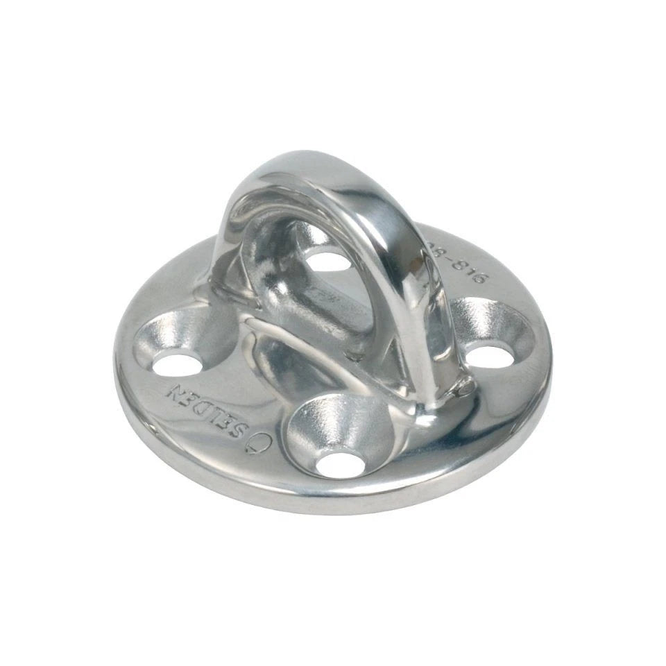 Pad Eye, Stainless Steel, ø60 mm, 4 x M6