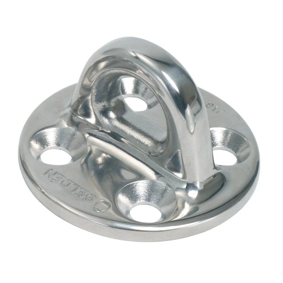 Pad Eye, Stainless Steel, ø86 mm, 4 x M10