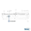 Boom fixation kit ø10mm (screw included)