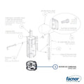 Drive unit for BC80 for CF80 Mainsail furling system